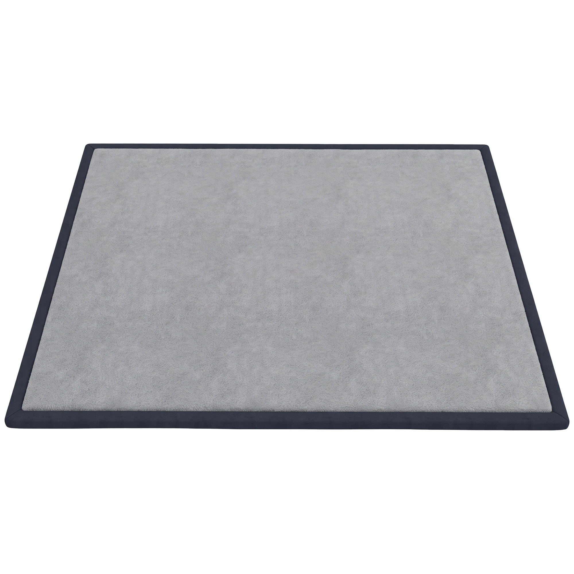 AIYAPLAY Baby Play Mat, 3CM Thick Foam Playmat Rug, Soft Flannel, Non-Slip, Water Resistant, Easy Care, 180 x 150 cm, Dark Grey