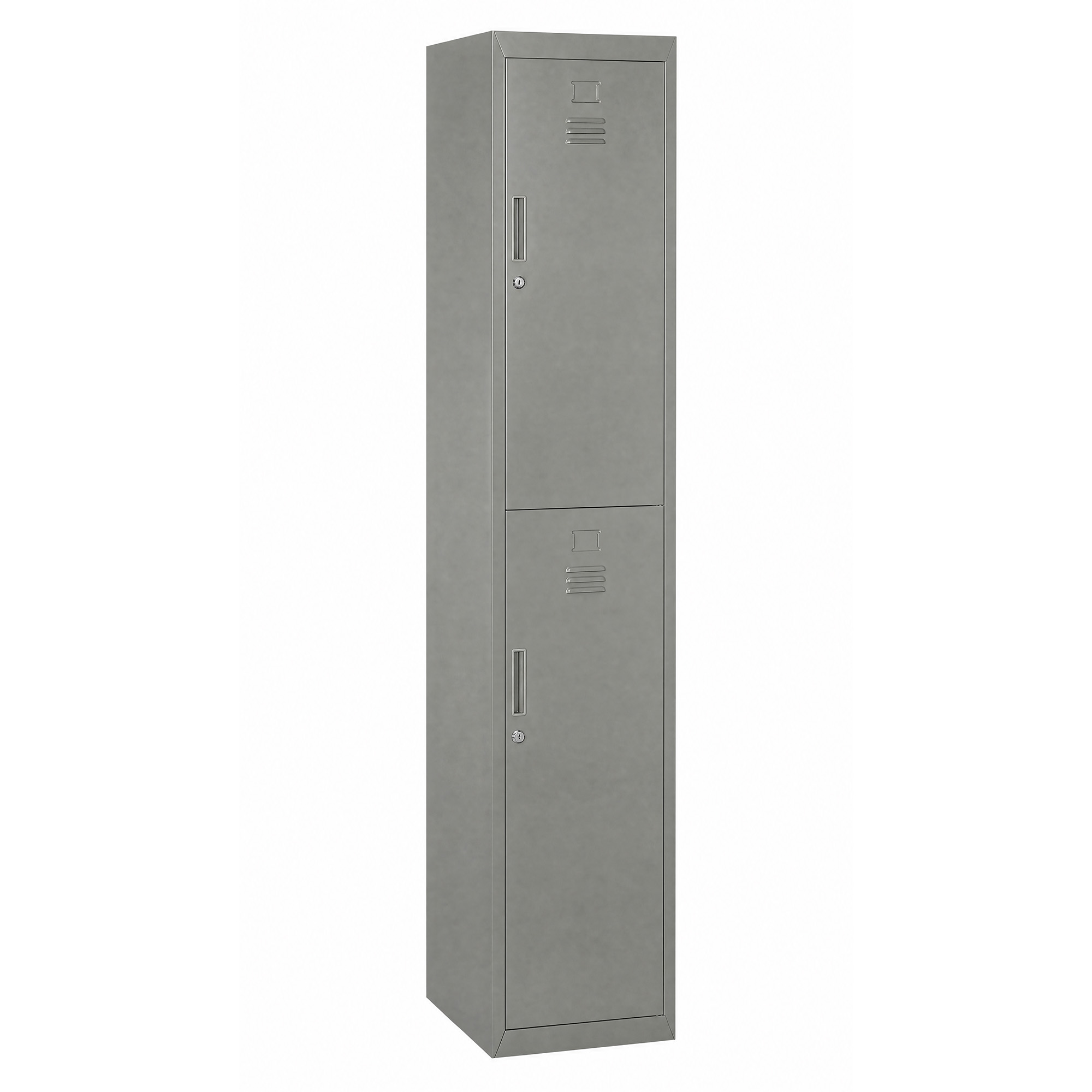 Vinsetto Armoire métallique à casiers avec 2 compartiments, verrouillable avec 2 clés, 4 étagères, 38 x 46 x 180 cm, gris Vinsetto Armoire métallique à casiers avec 2 compartiments, verrouillable avec 2 clés, 4 étagères, 38 x 46 x 180 cm, gris