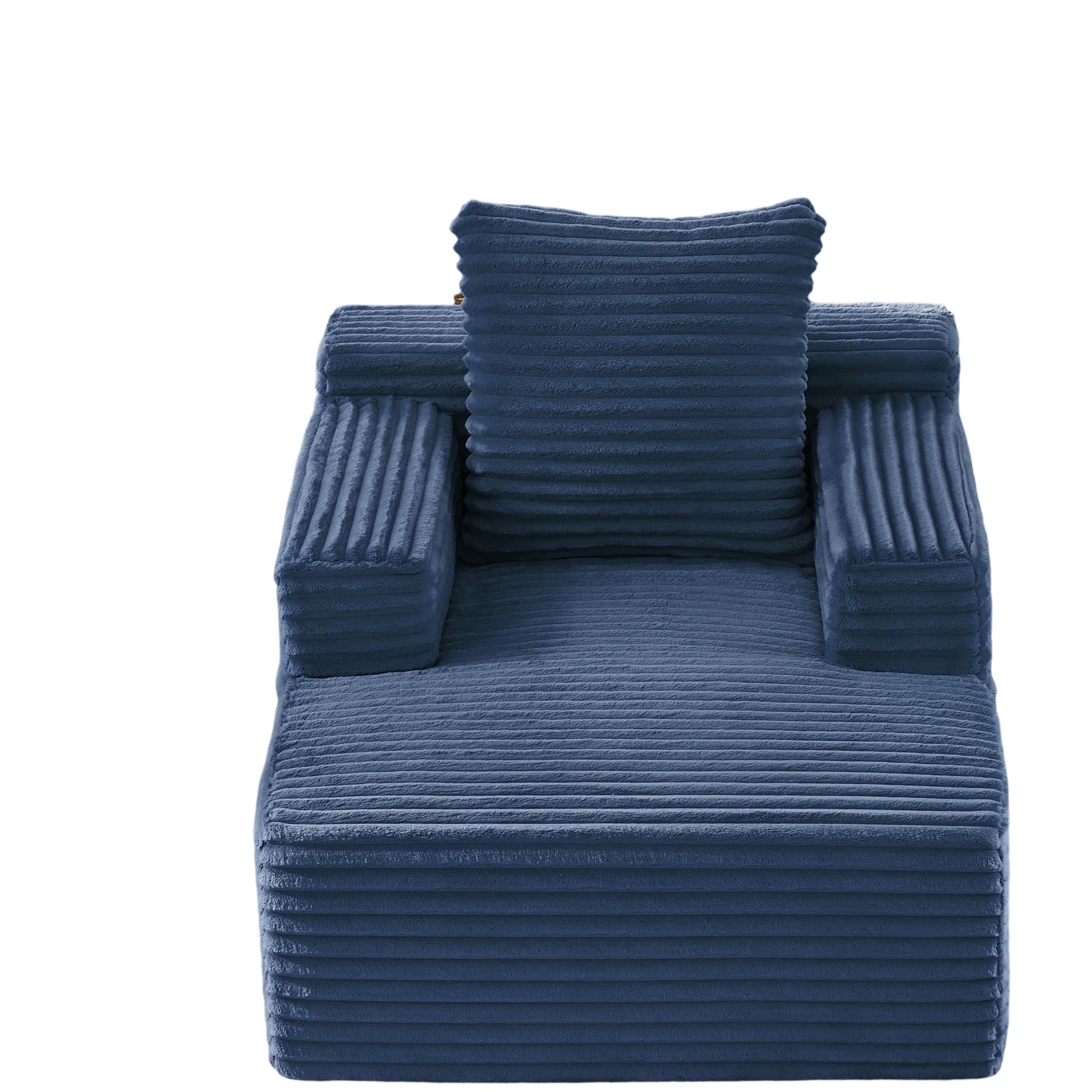 Knochenloses Cordsofa, Blau Aosom.de