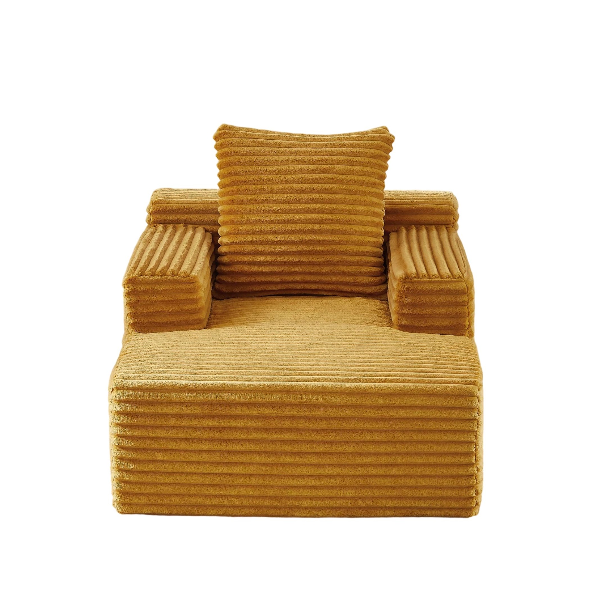 Knochenloses Cordsofa,Gelb Aosom.de