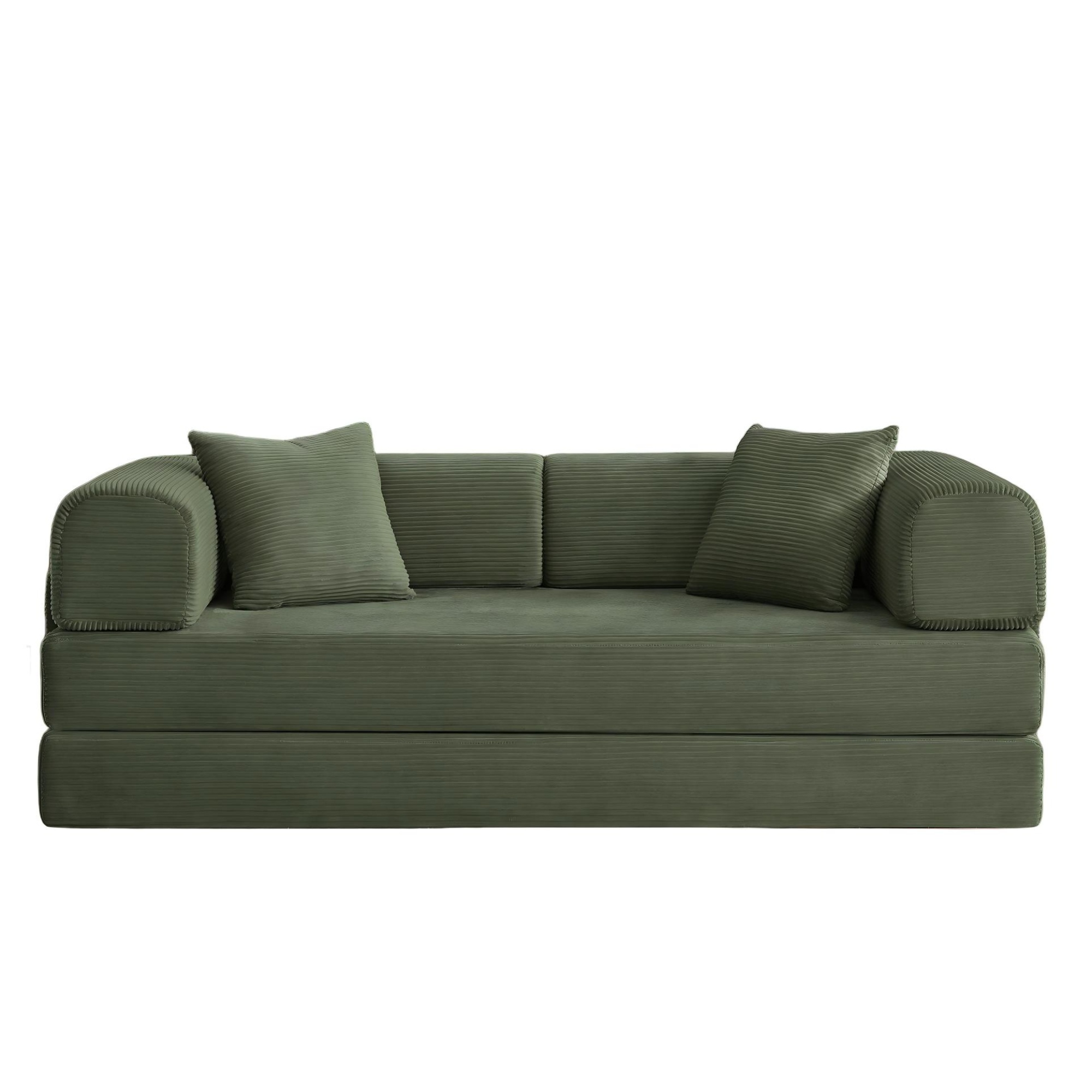 LISA Knochenloses modulares Sofa, Grün Aosom.de
