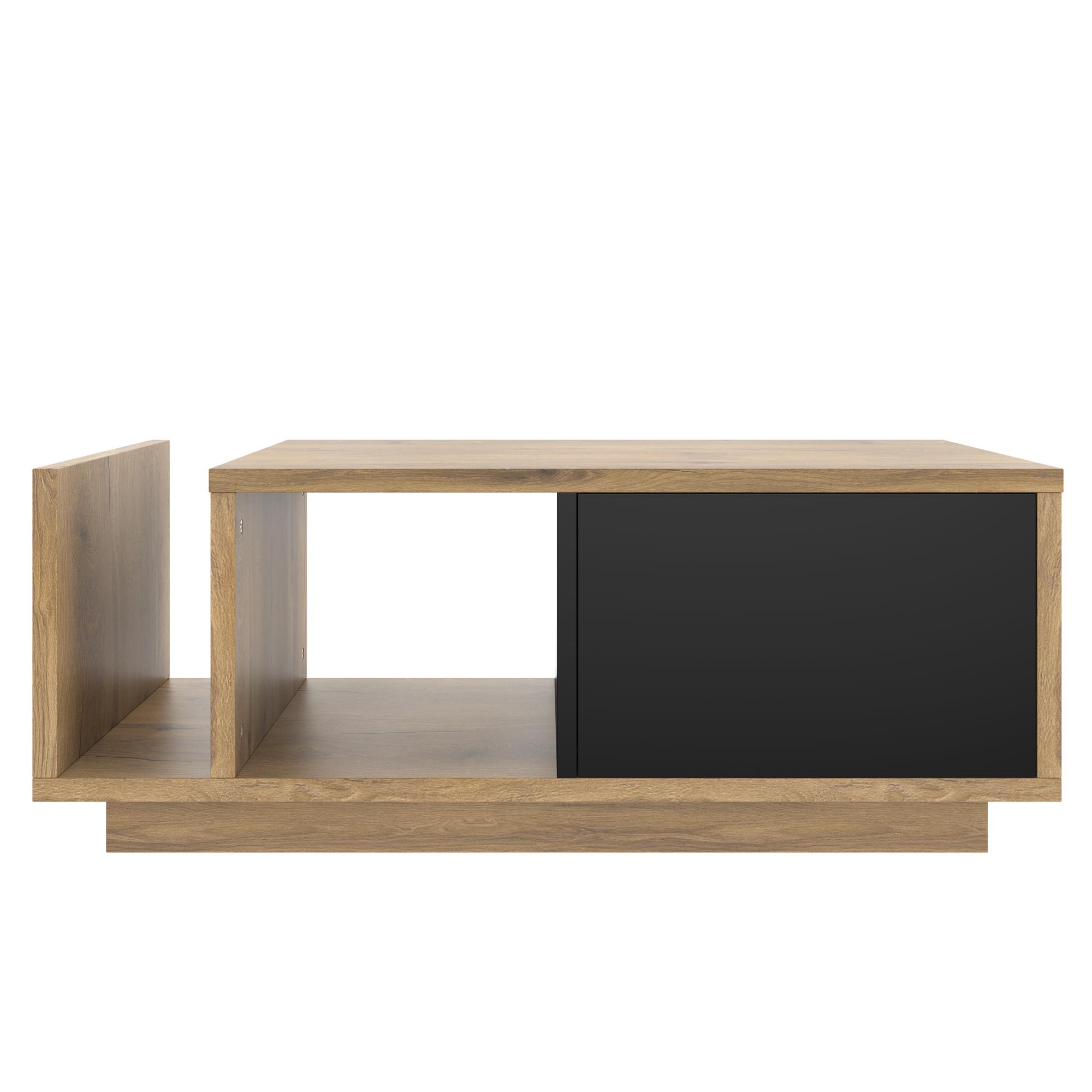 Multifunktionales Retro Essensockel mit integrierter LED-Beleuchtung, Natur Aosom.de