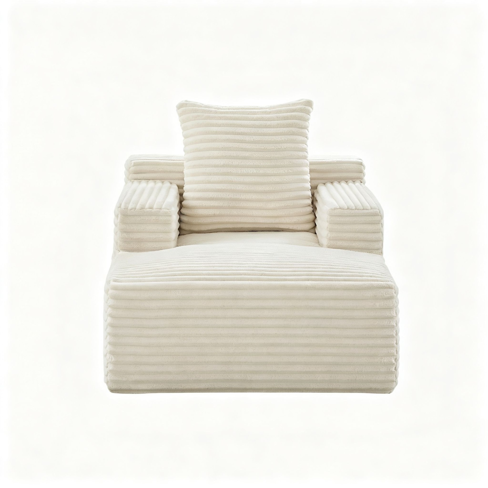 Knochenloses Cordsofa, Beige Aosom.de