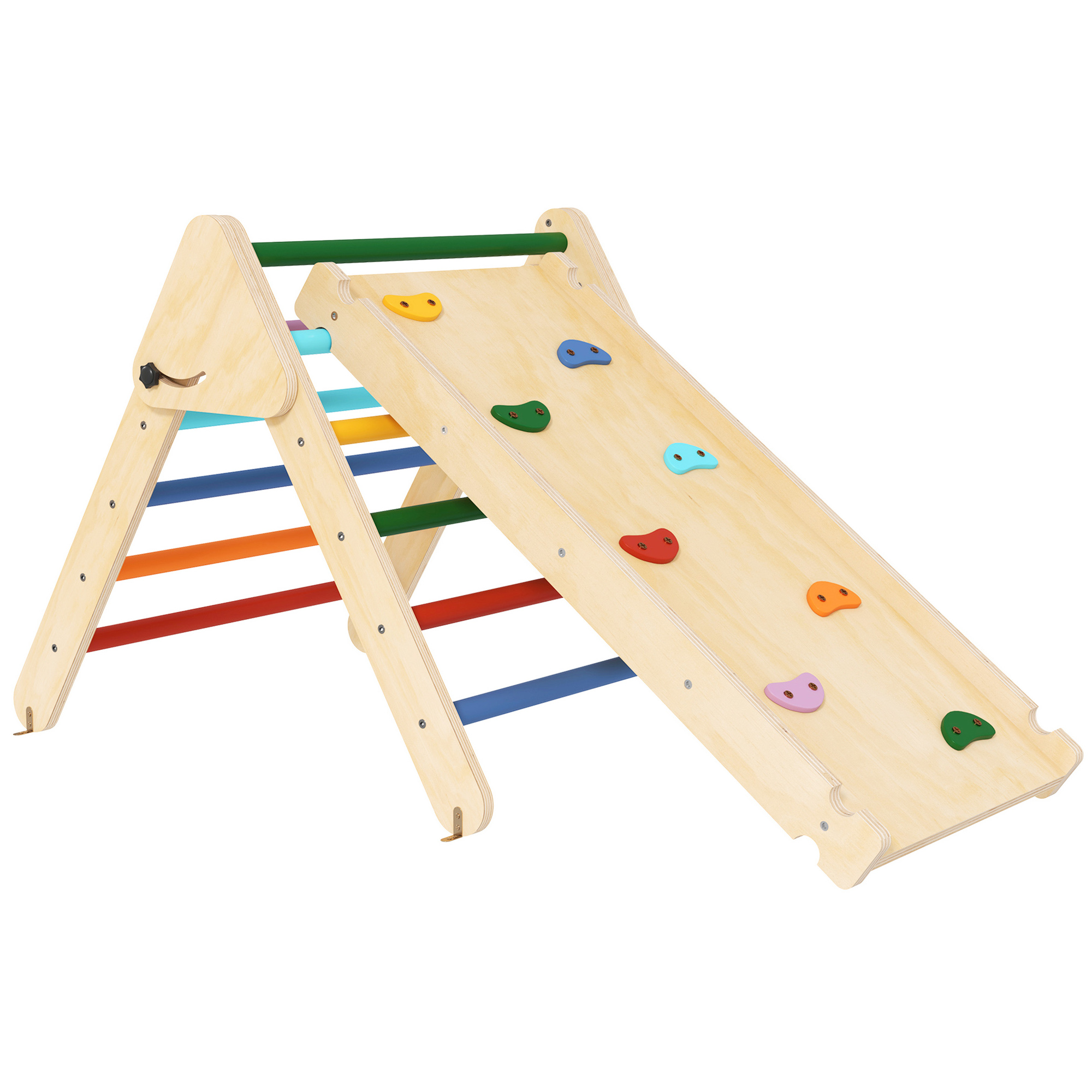 AIYAPLAY Joc de Cățărare pentru Copii 18-48 Luni, Multicolor | Aosom Romania