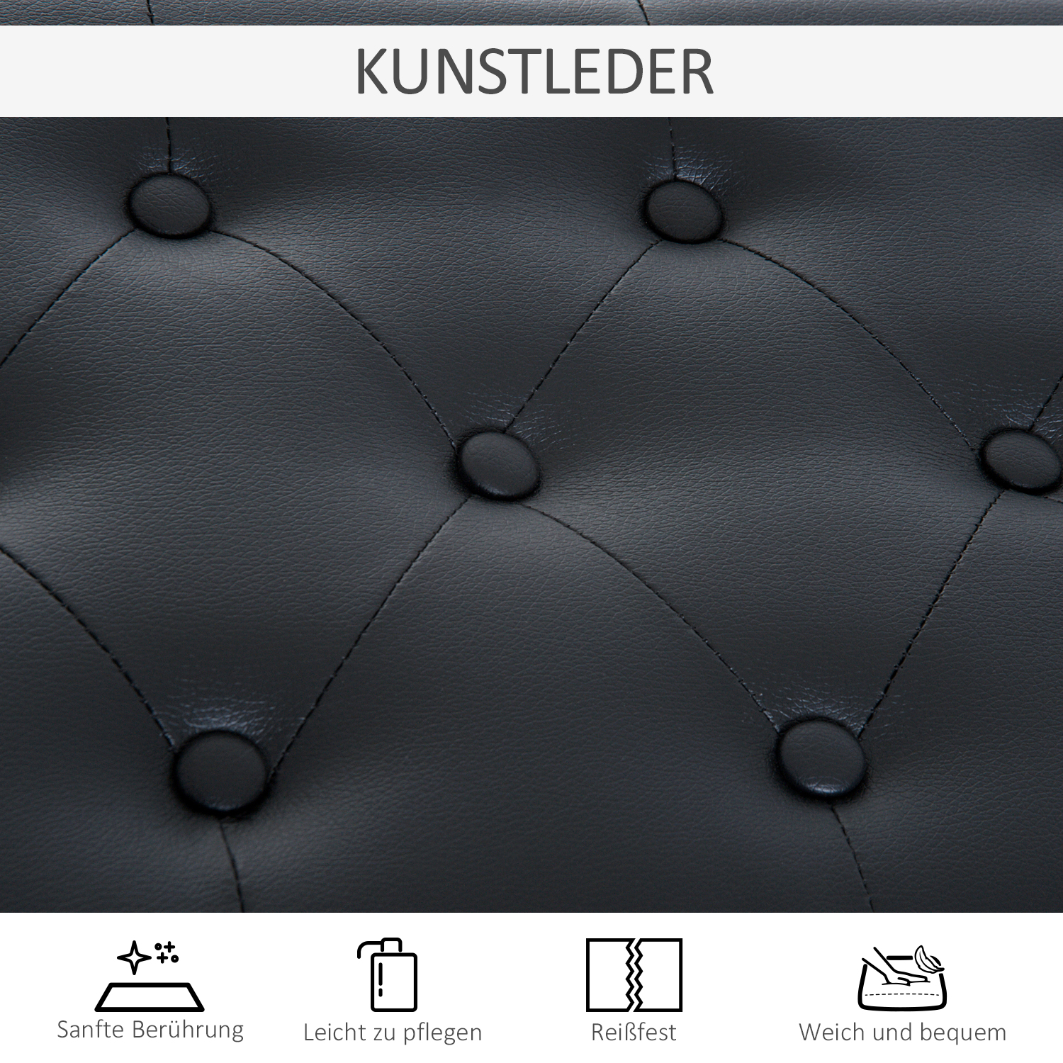Klaveritool, klaveripink peidetud panipaigaga, klaveritool kunstnahast padjaga, klaveripink, täispuidust klaveripink, klaviatuur, 76 x 36 x 50 cm, must