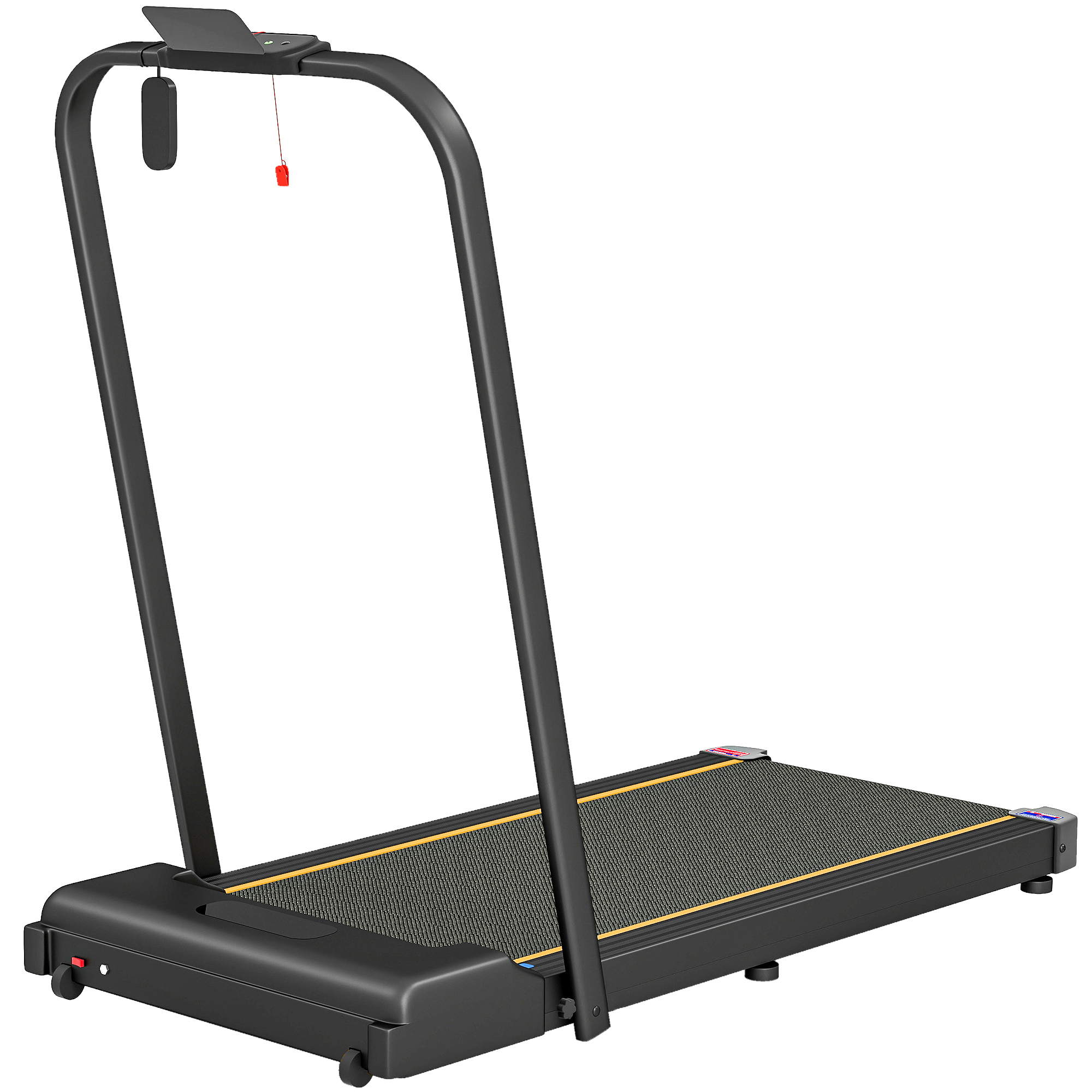 SPORTNOW 2.5HP Walking Pad, 1-6km/h Folding Treadmill with Remote Control and LED Display for Home Gym Office, Orange SPORTNOW 2.5HP Walking Pad, 1-6km/h Folding Treadmill with Remote Control and LED Display for Home Gym Office, Orange