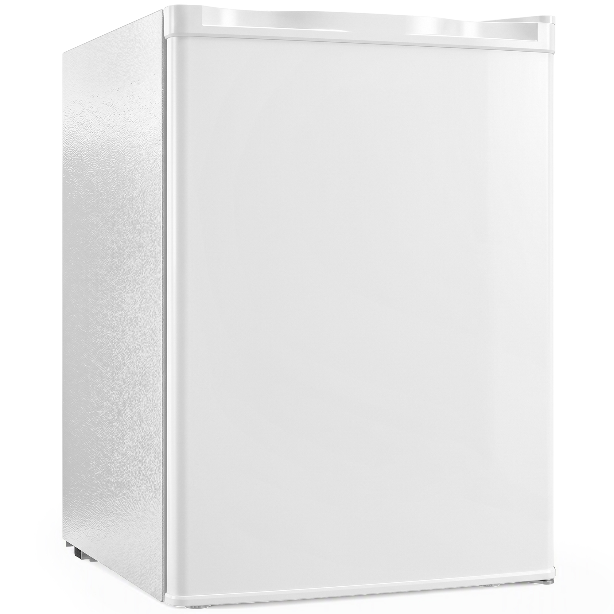 HOMCOM Mini-frigider cu compartiment congelator, termostat reglabil, frigider mic, cu o singură ușă, 72,5 L, alb | Aosom Romania