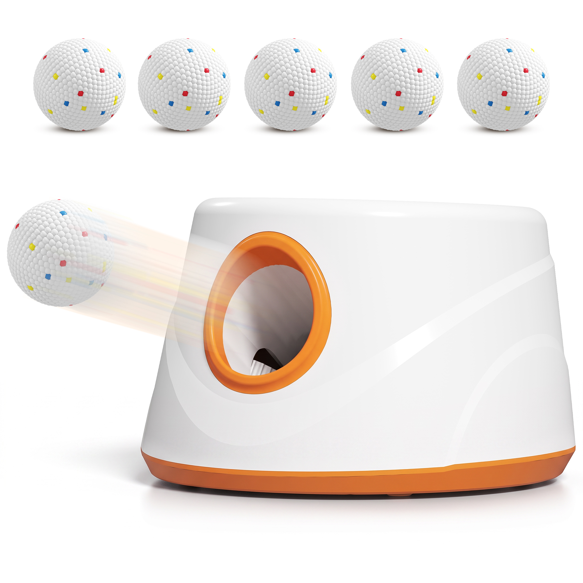 PawHut Lanceur de balles pour chiens automatique avec 6 balles ETPU 3 distances réglables 6m/10m/14m Orange PawHut Lanceur de balles pour chiens automatique avec 6 balles ETPU 3 distances réglables 6m/10m/14m Orange
