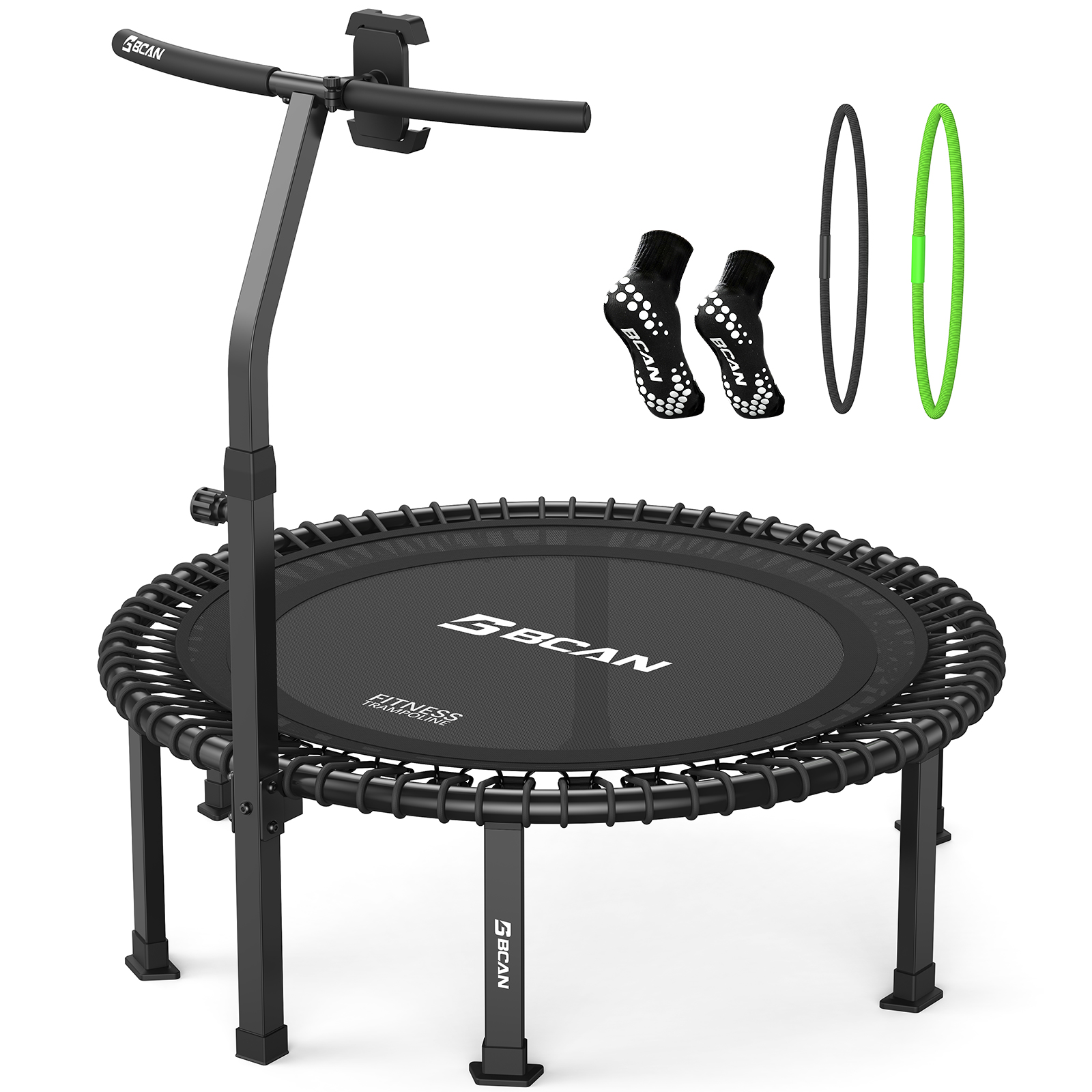 Mini-Trampolin für Erwachsene, Schwarz Aosom.de