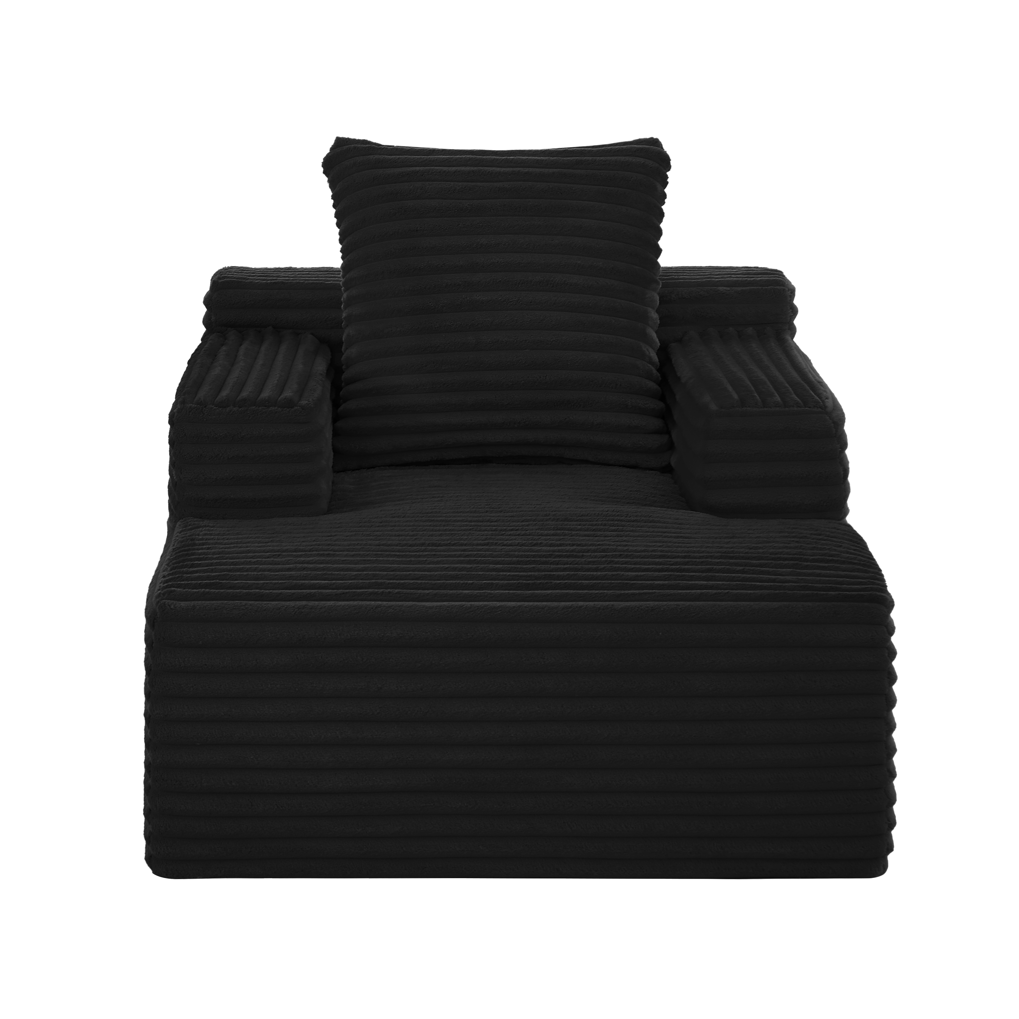 Chaiselongue, Mattschwarz Aosom.de