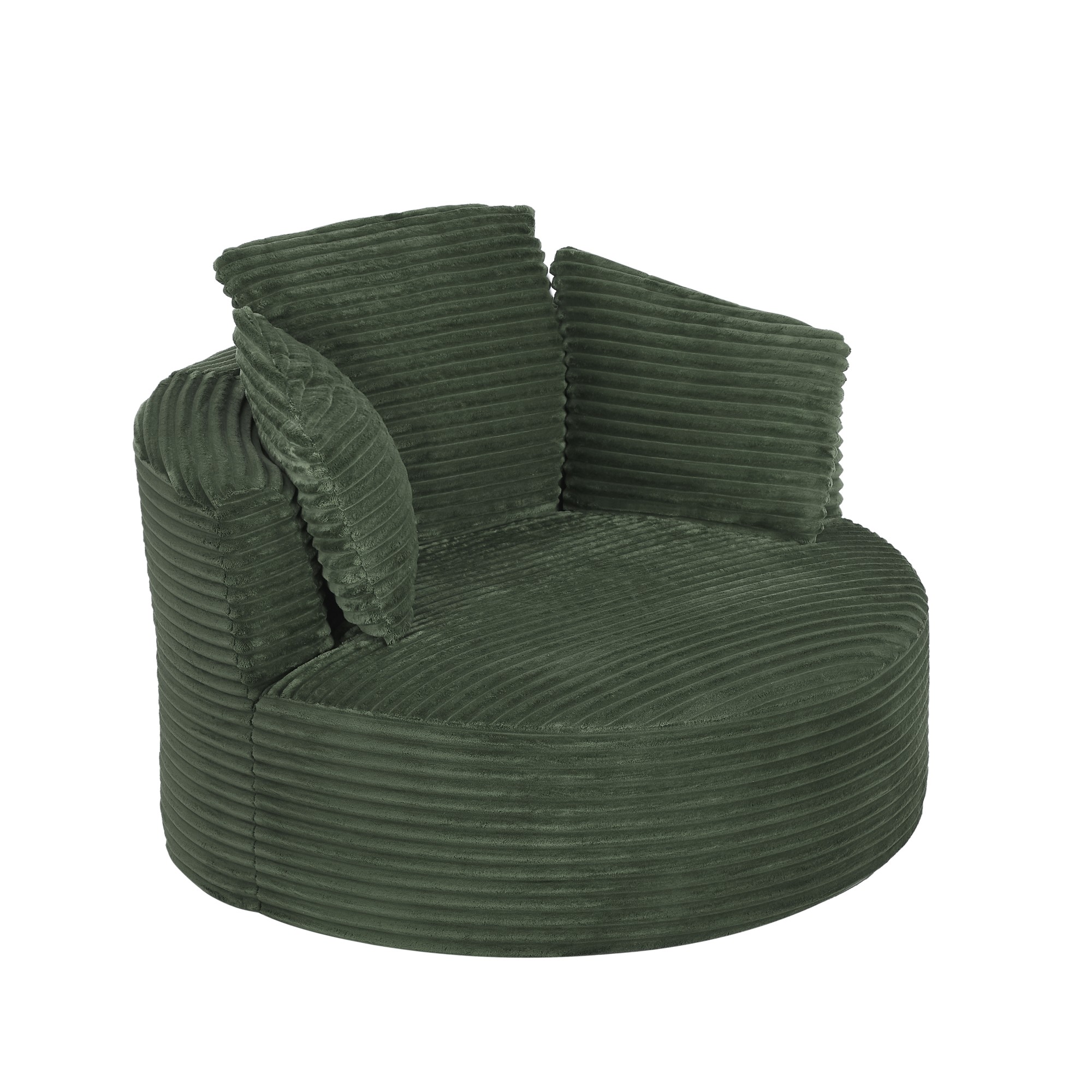 Rundes Relaxsofa, Dunkelgrün Aosom.de