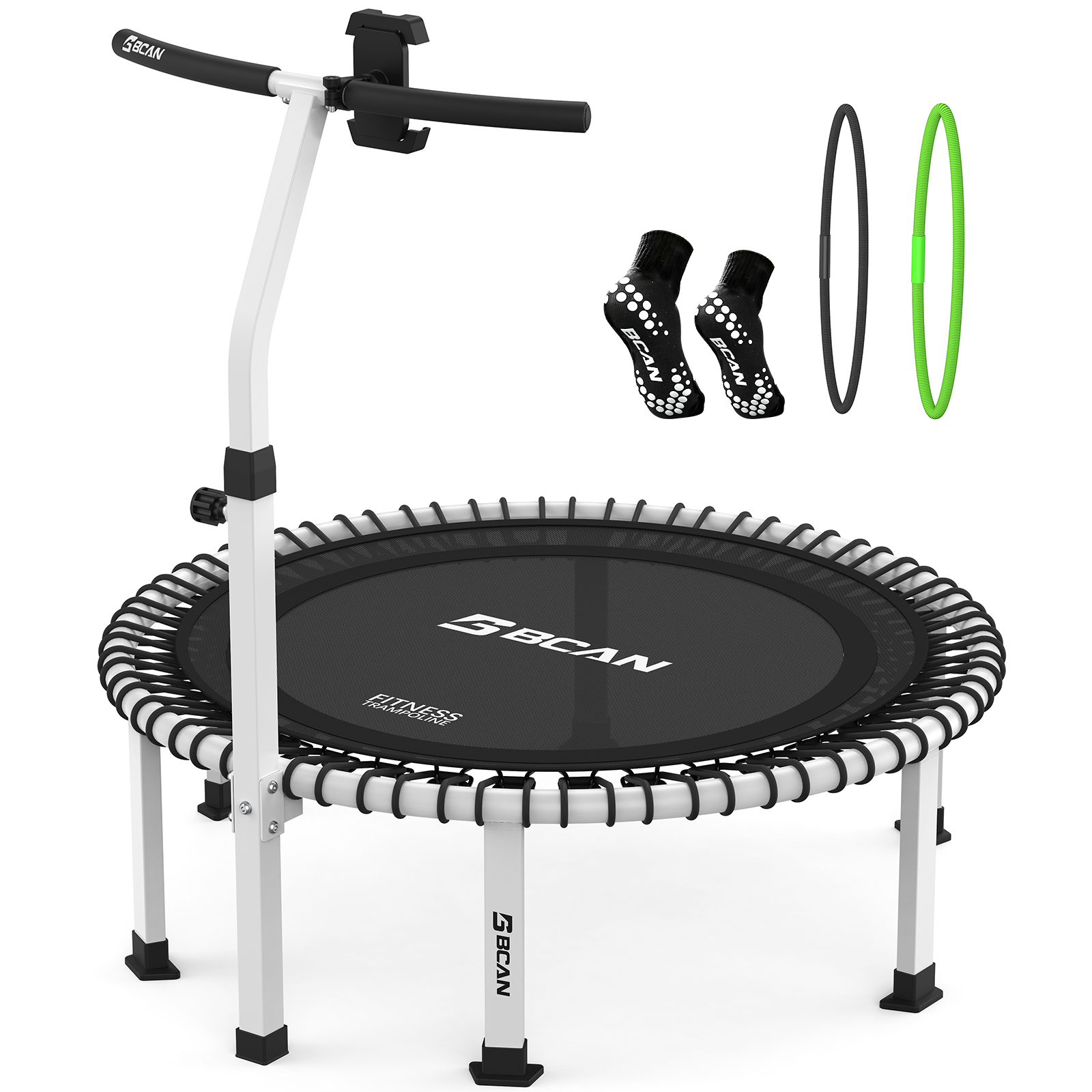 Mini-Trampolin für Erwachsene, Schwarz Aosom.de