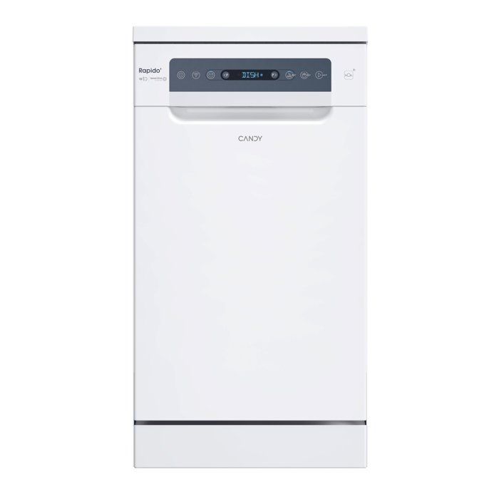 Candy Blanc Lave-Vaisselle Pose Libre Rapidò Cf0c7sb0fw 45 Cm 10 Couverts 8 Programmes Wifi Hon 47 Db Classe C - Neuf - Image 5
