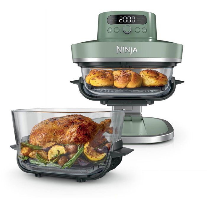 Ninja Vert Crispi Pro Glass Air Fryer As090eugn 5-En-1 2100 W 5,7 L + 2,3 L - Neuf - Image 4
