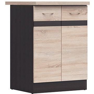 Bigbuy Home Noir Armoire D'appoint En Chêne Sonoma - Image 5