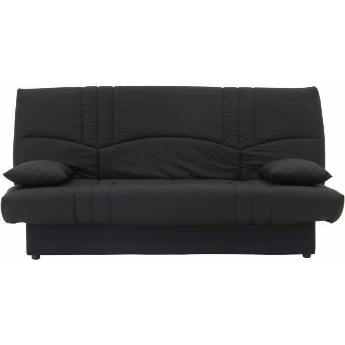 black sofa in fabric (ref. F-OCT-DREAMNOI)