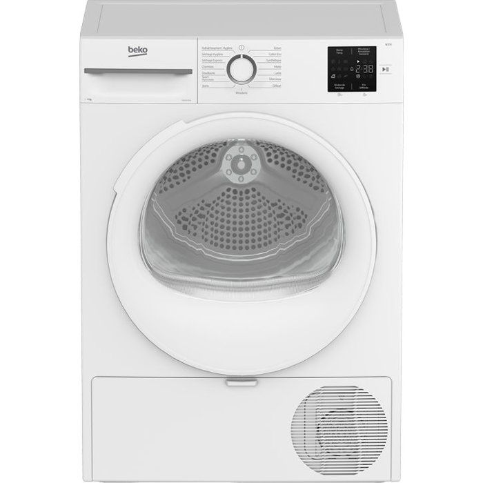 Beko Sèche-linge à Pompe à Chaleur D3H19C01W 9 kg Inverter Classe C Blanc - Image 2
