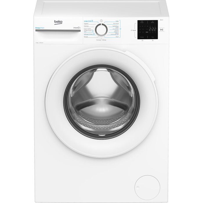 Non Communiqué Blanc Lave-Linge Hublot Beko Llft39411 - 9 Kg - Induction - L60cm - 1400 Trs/Min - Classe A - Image 5