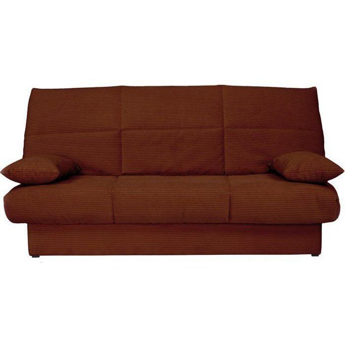 terracotta sofa in fabric (ref. F-OCT-CLEM6353)