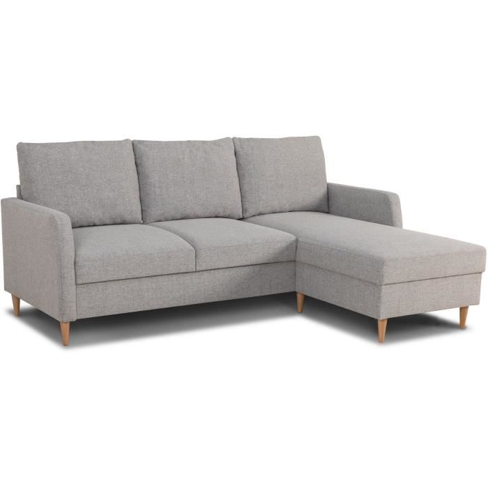 Sofá gris perla de tela (ref. F-OCT-A131399)