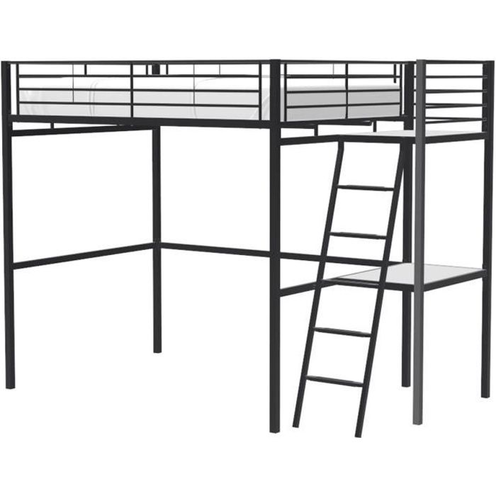 Cama negra de metal (ref. F-OCT-KTTLB60014140H01)