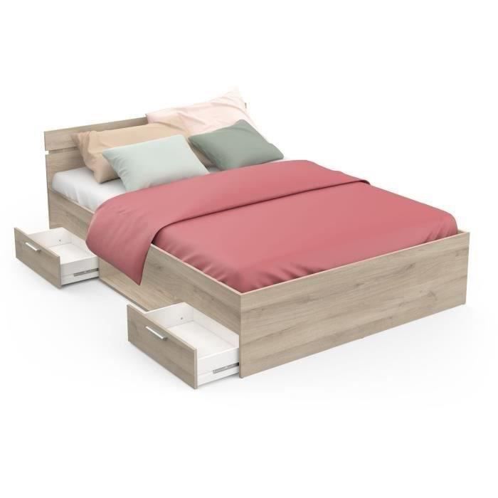 Cama roble claro (ref. F-OCT-MICHI471726)