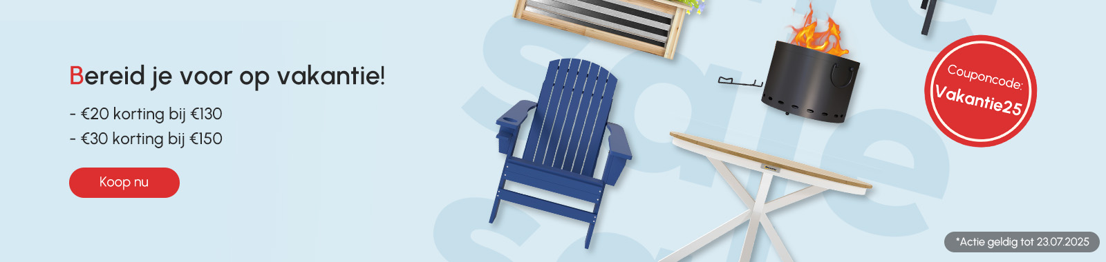 Geniet van lentese comfort!