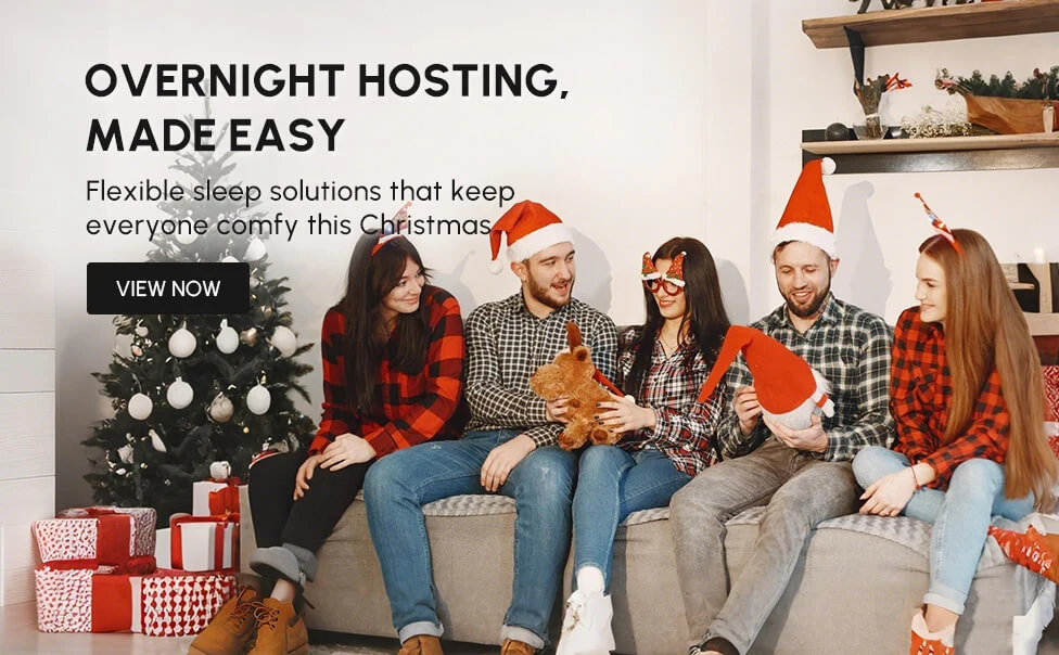 Flexible sleep solutions that keep everyone comfy this Christmas 