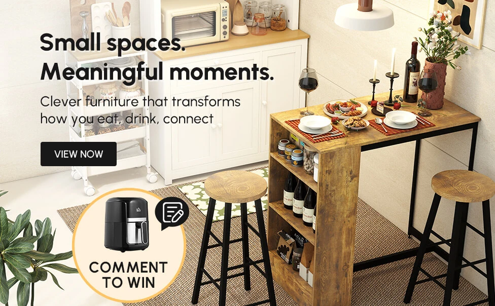 Clever furniture that transforms how you eat, drink, connect