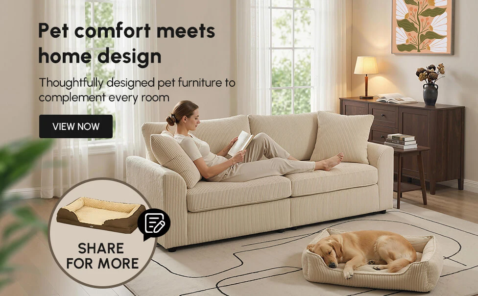 Thoughtfully designed pet furniture to complement every room