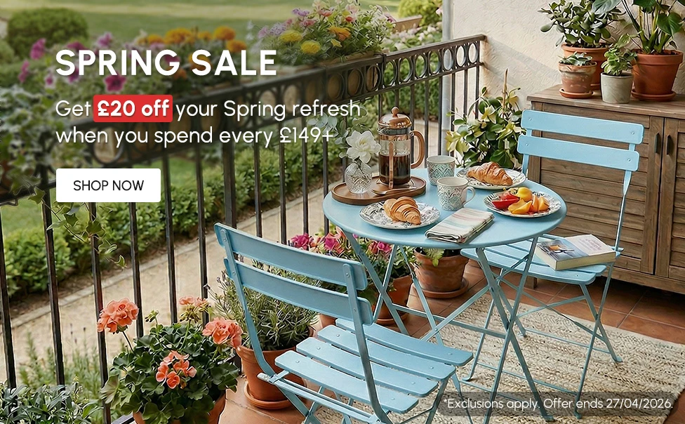 Get £20 off your Spring refresh when you spend every £149+