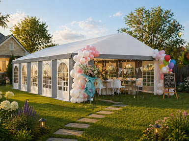 Choosing the right reception marquee