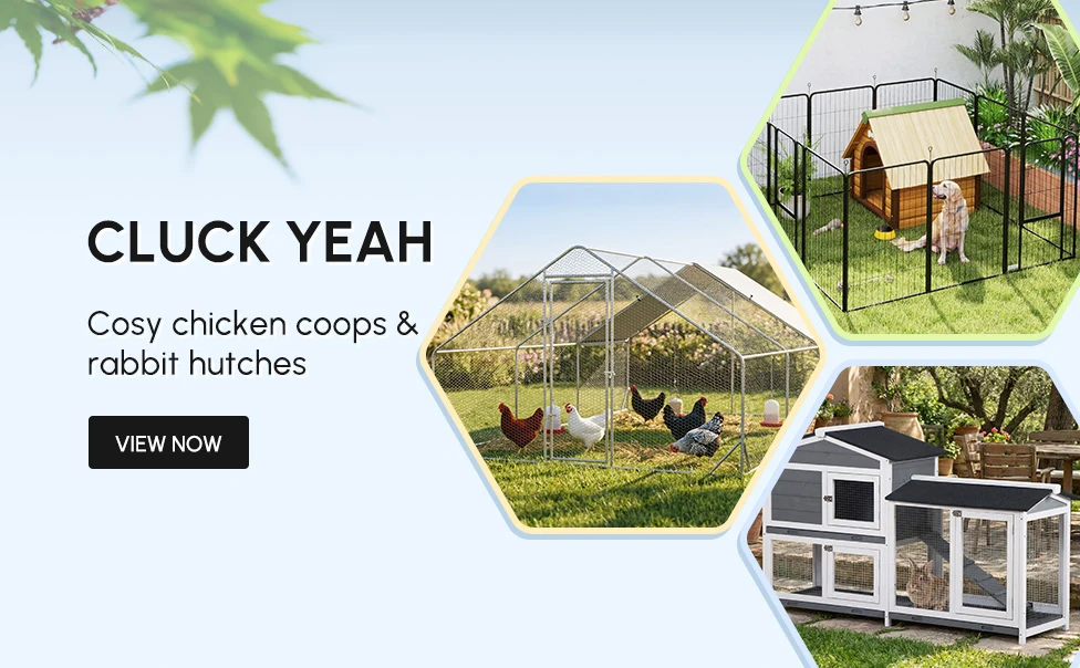 Cosy chicken coops & rabbit hutches