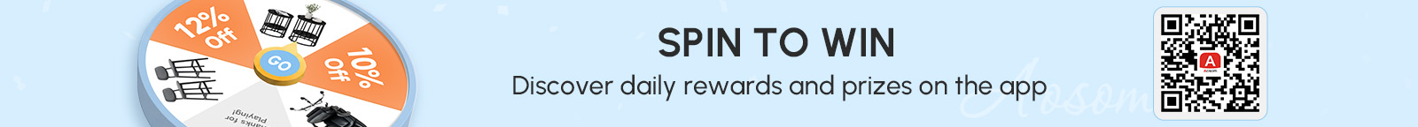 Discover daily rewards and prizes on the app