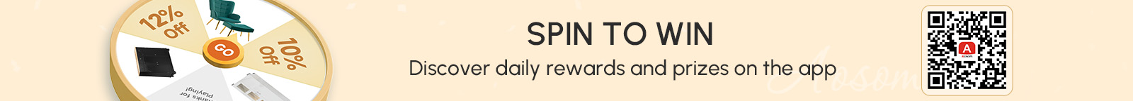 Discover daily rewards and prizes on the app