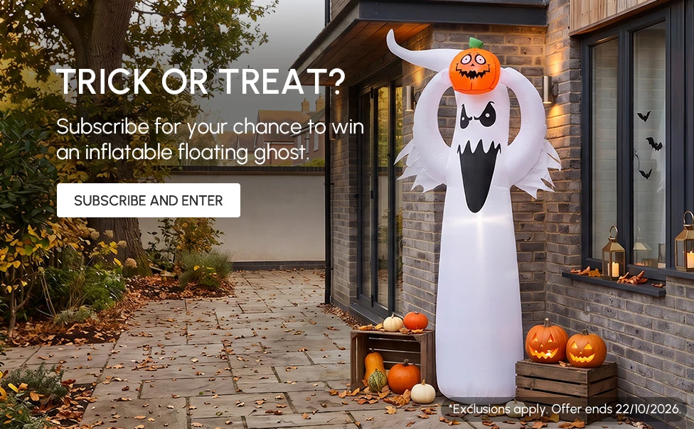 Subscribe for your chance to win an inflatable floating ghost.