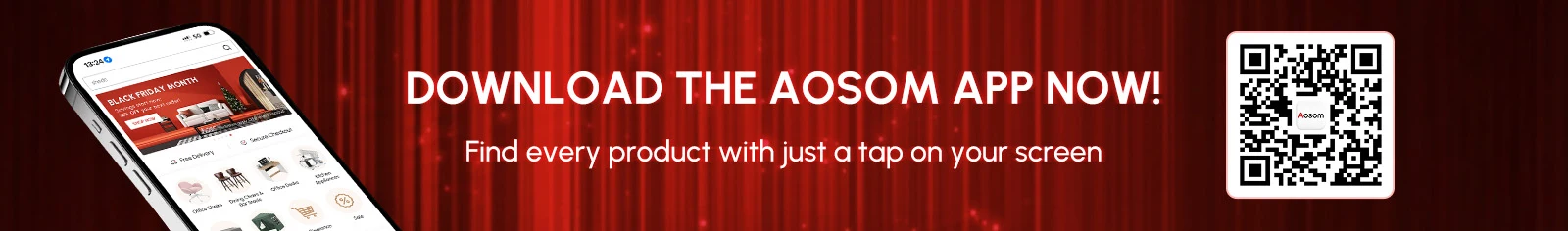 Find every product with just a tap on your screen