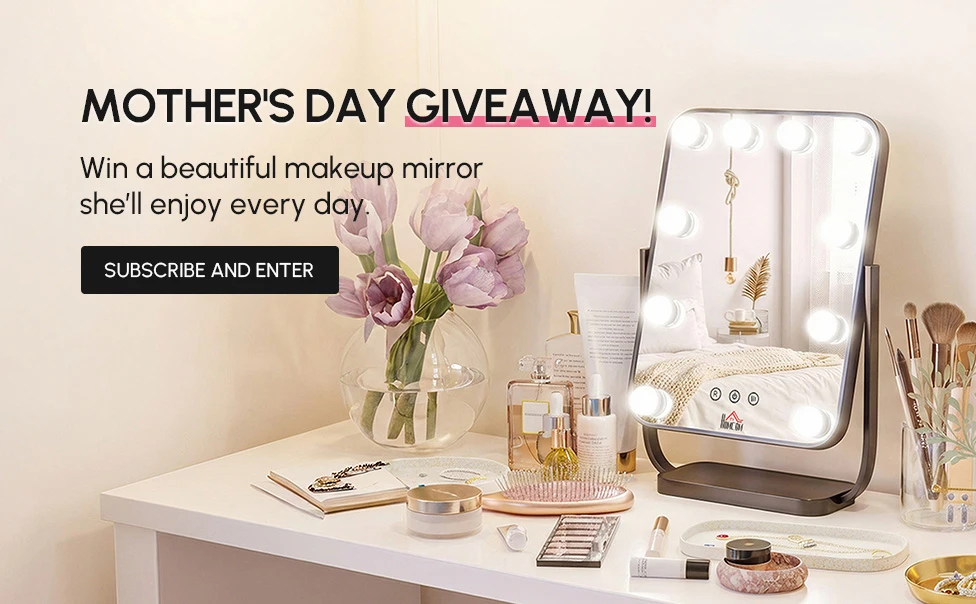 Win a beautiful makeup mirror she’ll enjoy every day.