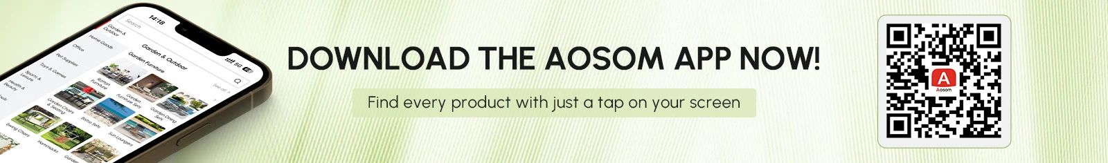 Find every product with just a tap on your screen