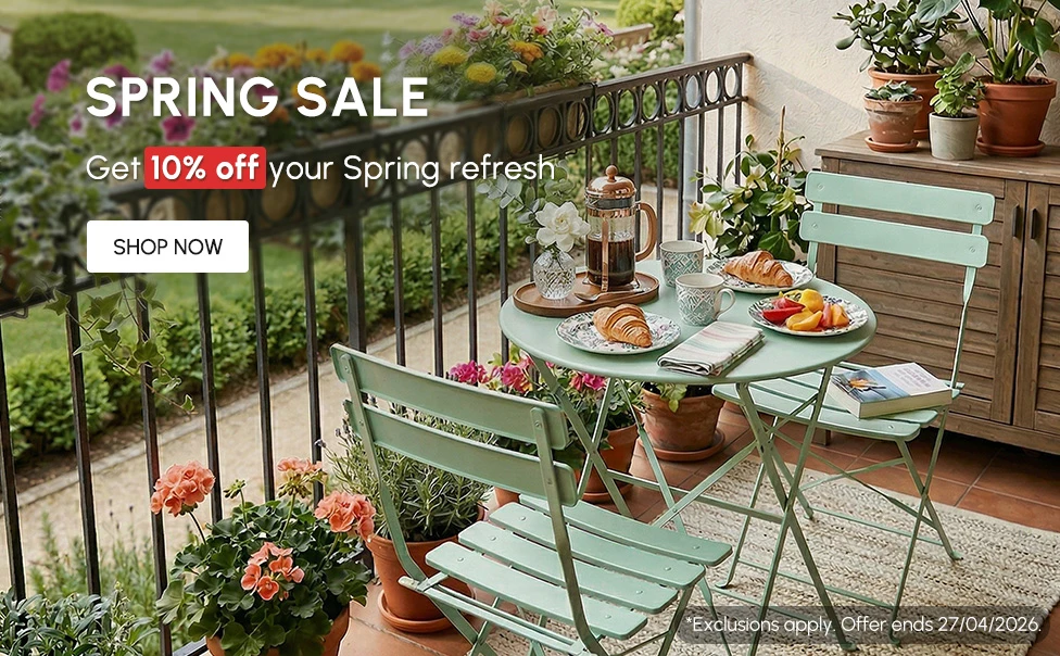 Get 10% off your Spring refresh