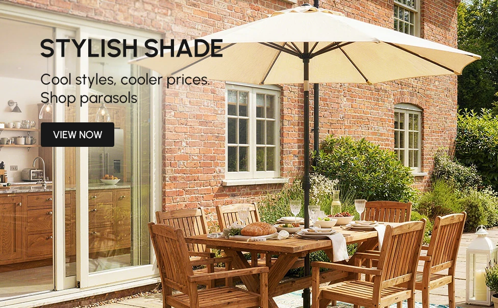 Cool styles, cooler prices. Shop parasols