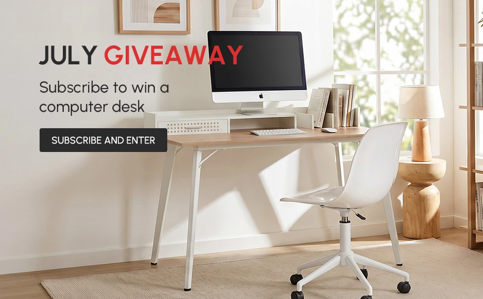 Subscribe to win a computer desk