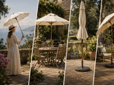 The evolution of outdoor parasol structures