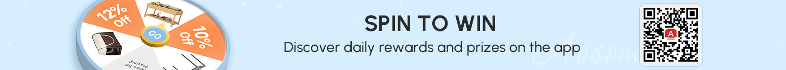 Discover daily rewards and prizes on the app