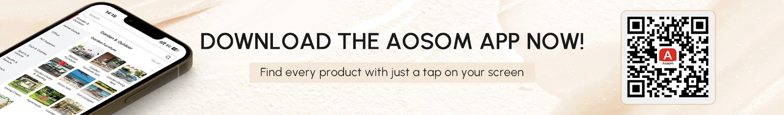 Find every product with just a tap on your screen