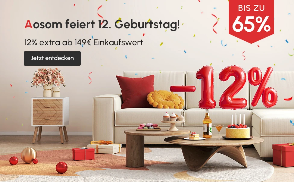 <span style="text-wrap:wrap;">Aosom Geburtstag</span><br />