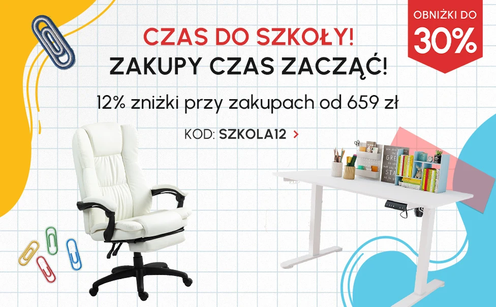 Czas do szkoły! 12% zniżki przy zakupach od 659 zł, KOD: SZKOLA12