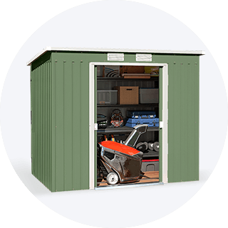 Domki ogrodowe narzędziowe