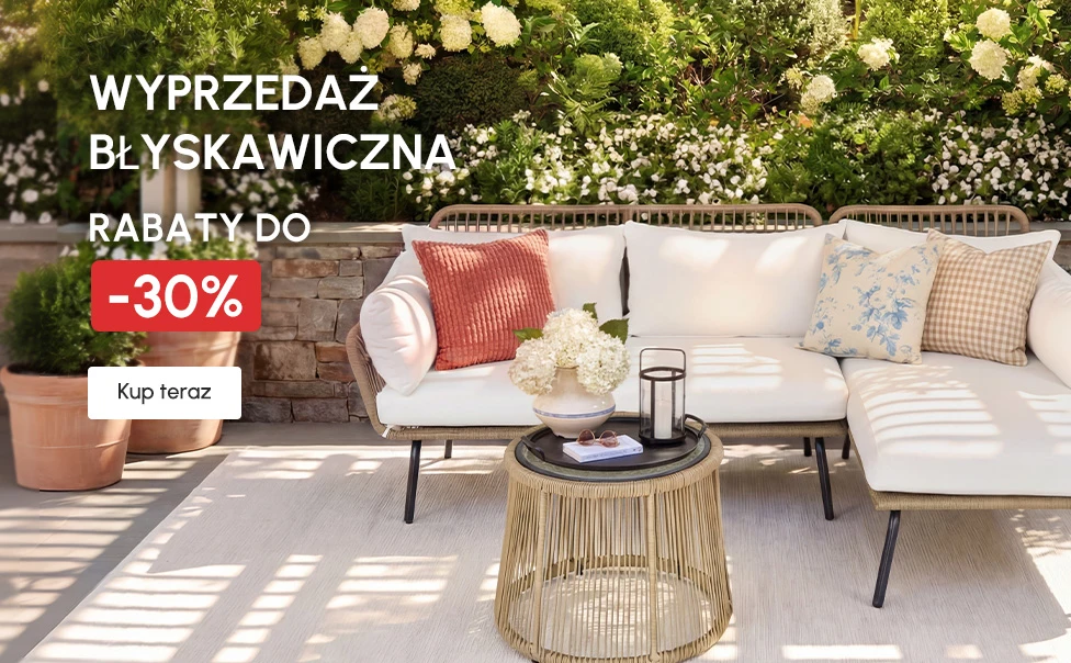WYPRZEDAŻ BŁYSKAWICZNA - RABATY DO -30%!