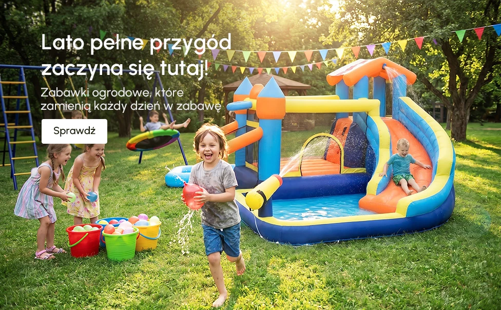Lato pełne przygód zaczyna się tutaj!
Zabawki ogrodowe, które zamienią każdy dzień w zabawę